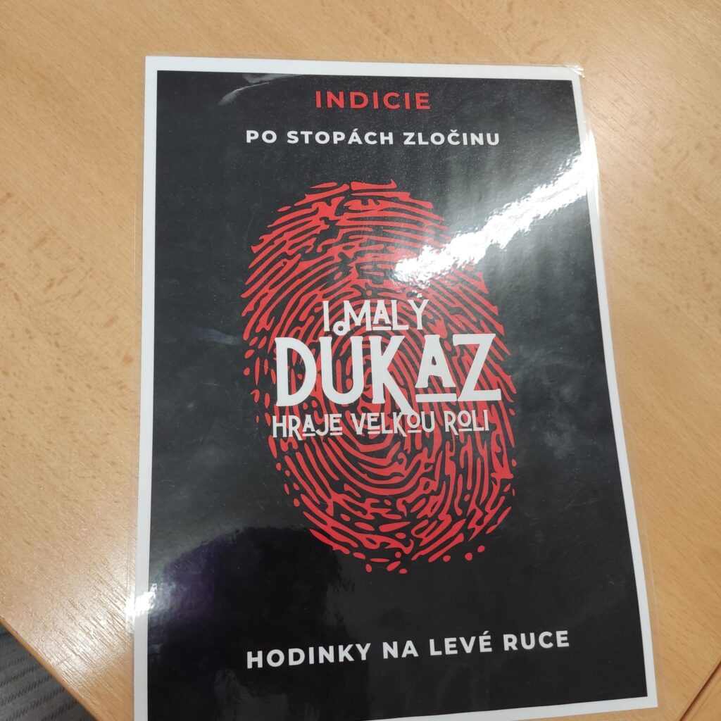 Žáci 9.B pátrali po zločinci