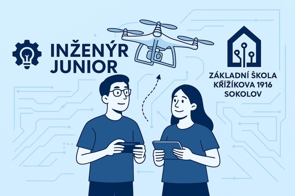 Drony v akci: Osmáci na druhém setkání projektu Inženýr Junior