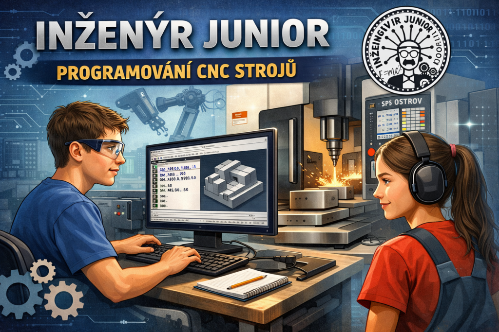 Programování CNC strojů v projektu Inženýr junior.